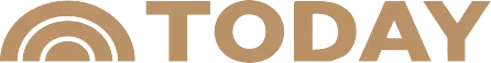 TODAY Show logo in gold lettering on white background